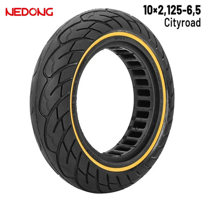 Pneu plein 10×2.125-6.5 - 36 mm Jaune