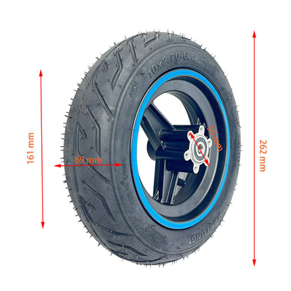 Roue avant pour Smartgyro bleu pneu inclus