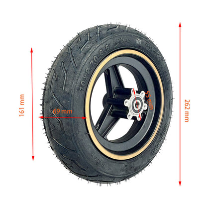 Roue avant pour Smartgyro jaune pneu inclus
