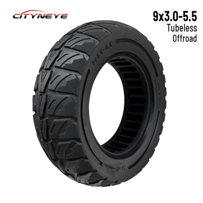 Roue pleine 9×3-5,5 pour trottinette Kukirin G2 Pro