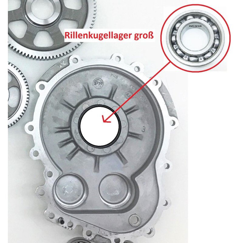 Large deep groove ball bearing for Segway gearbox