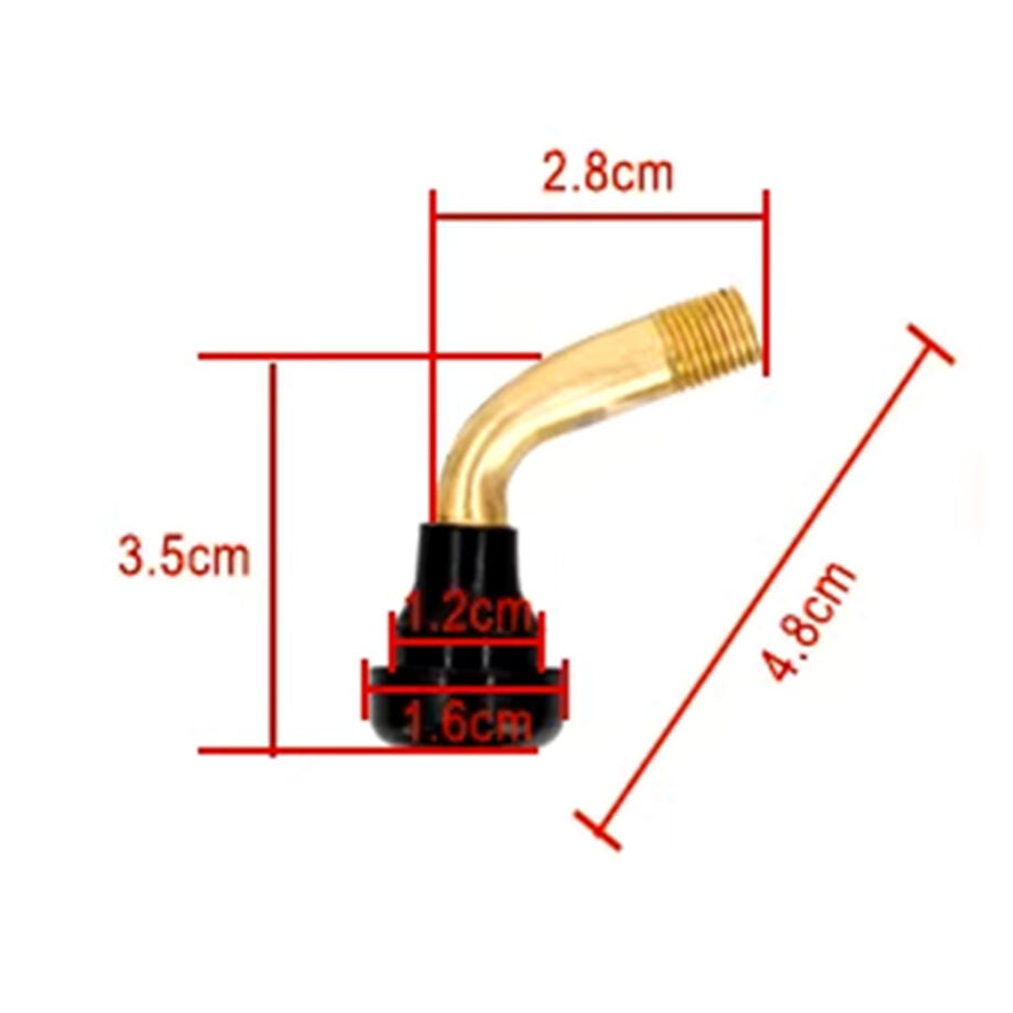 Valve tubeless PVR 50 45°