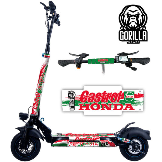 Vinyle + base antidérapante pour Smartgyro  Castrol Gorilla