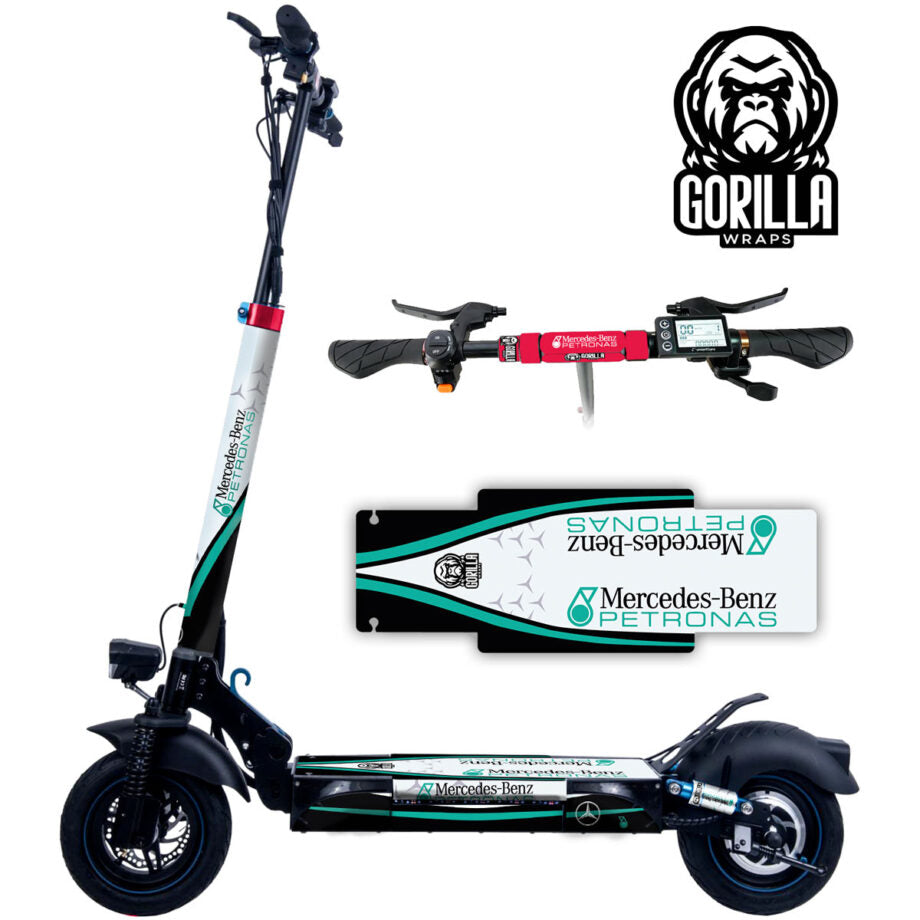 Vinyle + base antidérapante pour Smartgyro  Petronas Gorilla