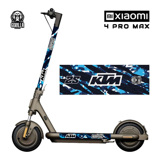 Vinyle bleu KTM avec base antidérapante pour Xiaomi 5 - 5 PRO - 5 MAX - 4 PRO 2 GEN