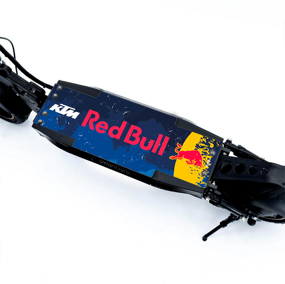 Base antidérapante Red Bull bleu pour trottinette SmartGyro
