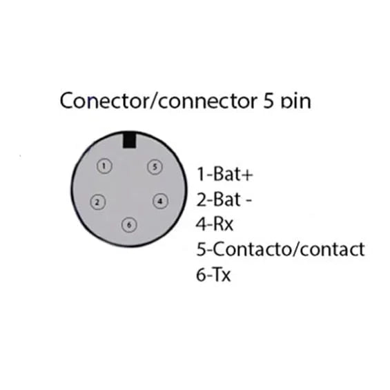 5-pin electric scooter LCD display