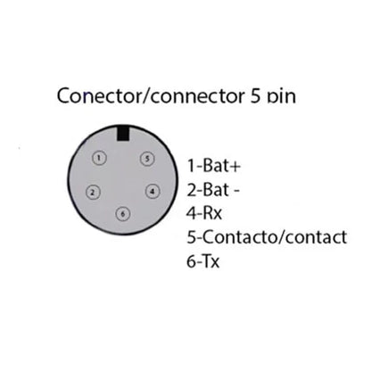 5-pin electric scooter LCD display