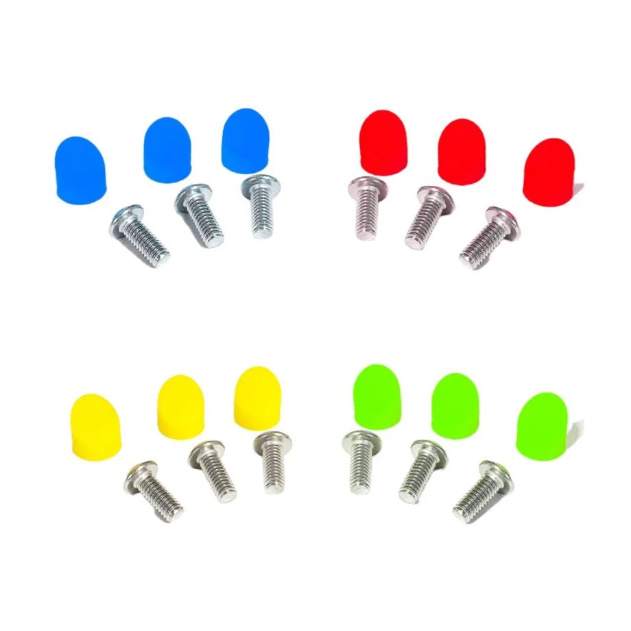 Yellow rubber rear fender screw for Xiaomi scooter