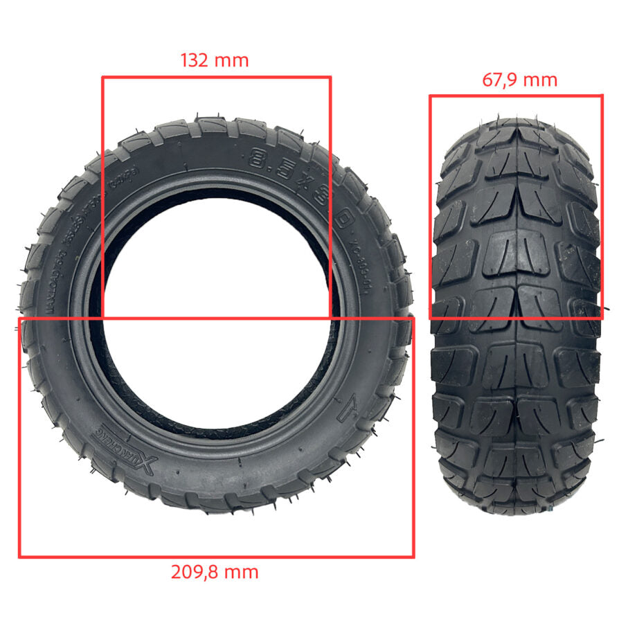 Xuancheng 9,5 x 2,50 Tubeless-Reifen