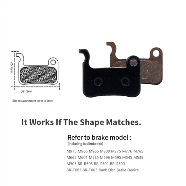 Brake pads for Xtech Mi/3 caliper