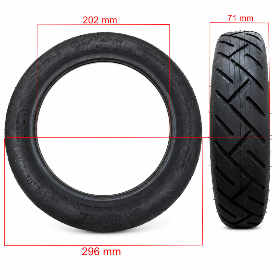 Pneu 60/90-8 pour trottinette Xiaomi Mi5 Plus / Mi6
