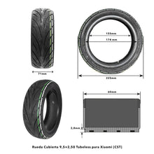 Charger l&#39;image dans la galerie, Pneu 9,5 x 2.50 TUBELESS CST
